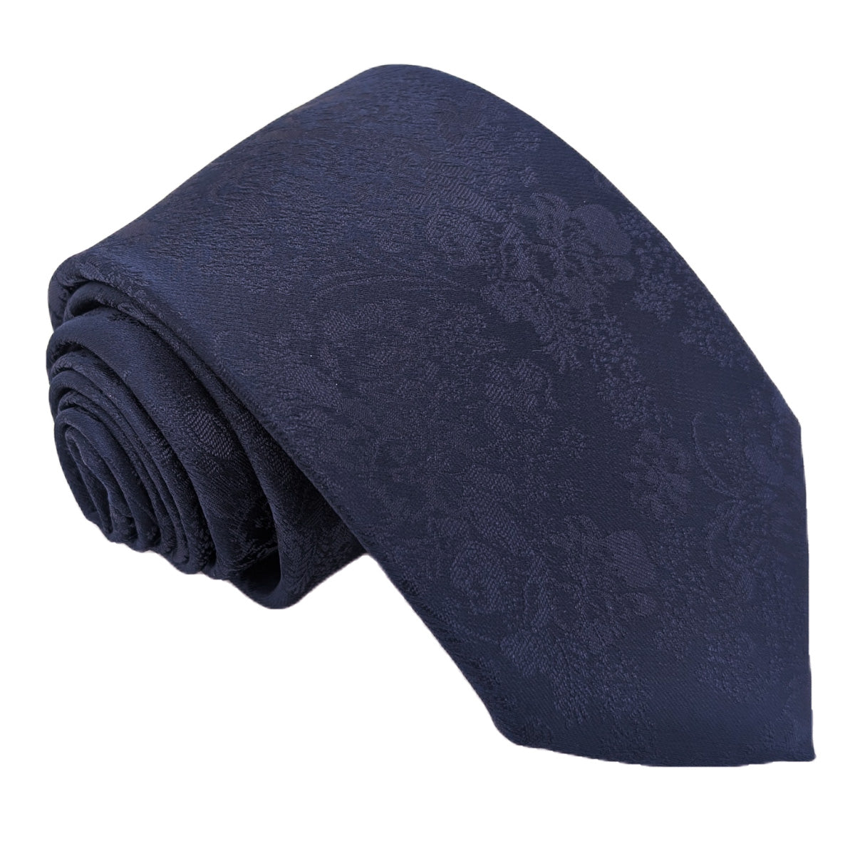 Mix and Match - Navy Patterned & Navy Wedding Tie Set