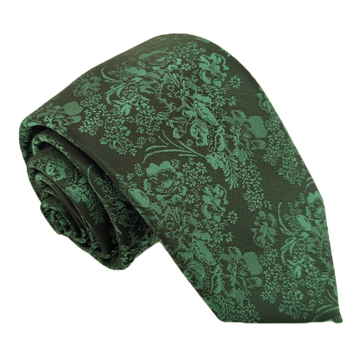 Dark Green Floral Wedding Swatch