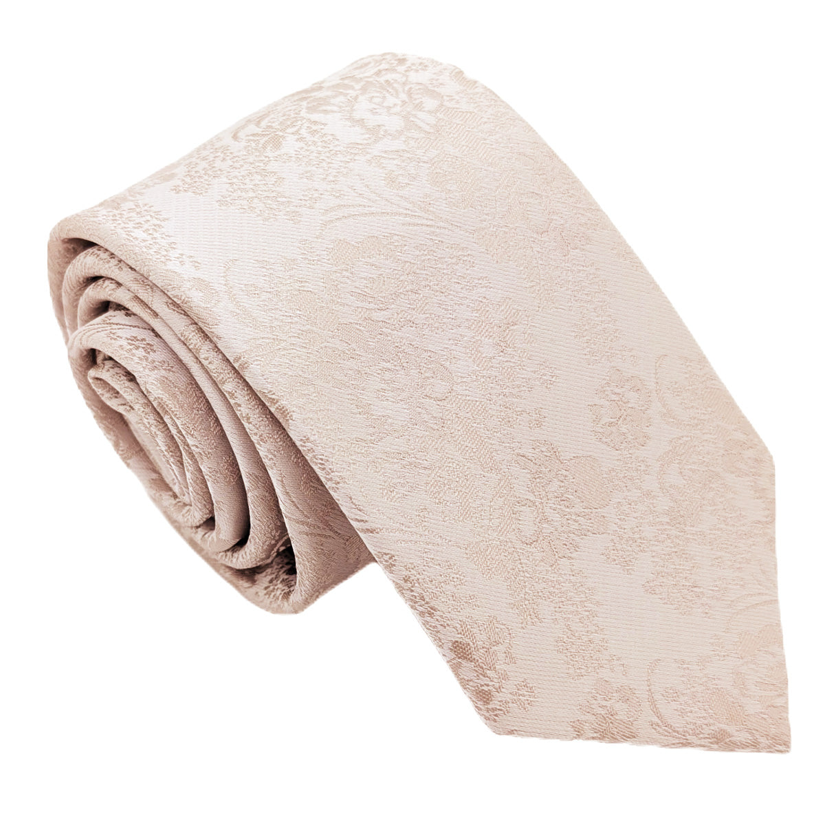 Oyster Floral Wedding Tie