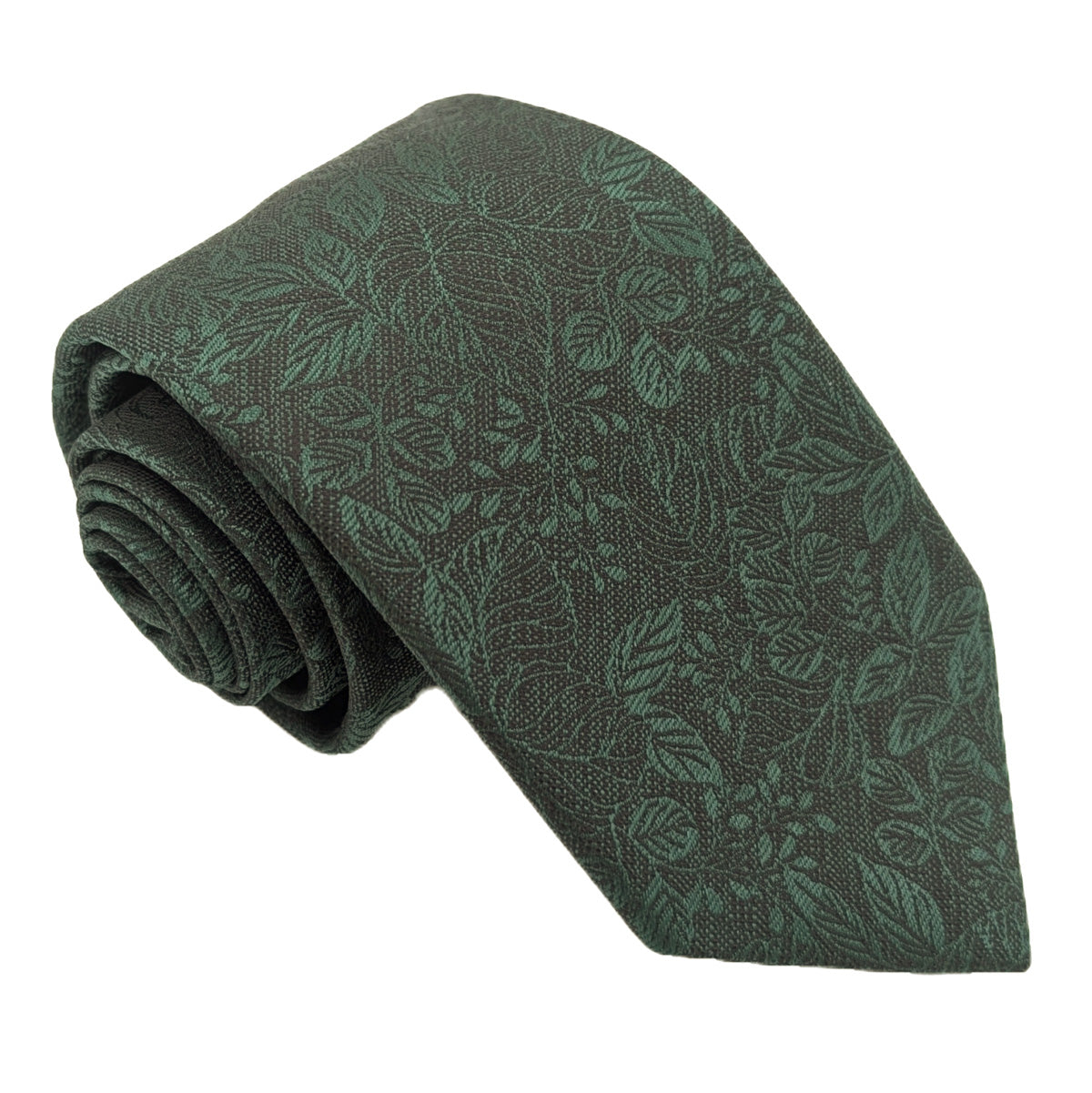 Mix and Match - Green Patterned & Green Wedding Tie Set