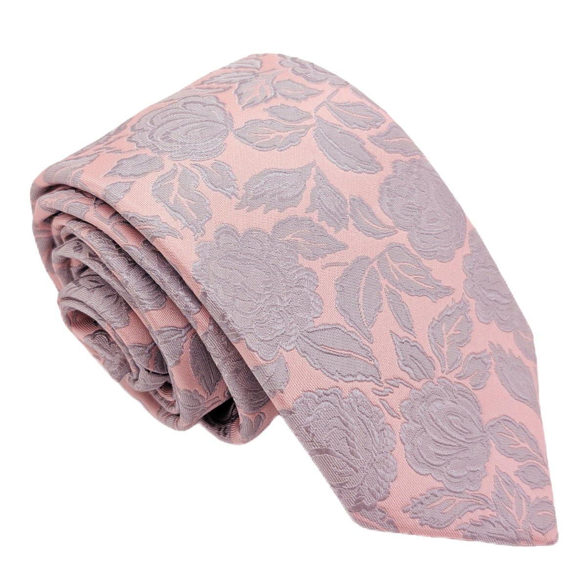 Mix and Match - Pink Patterned & Pink Wedding Tie Set