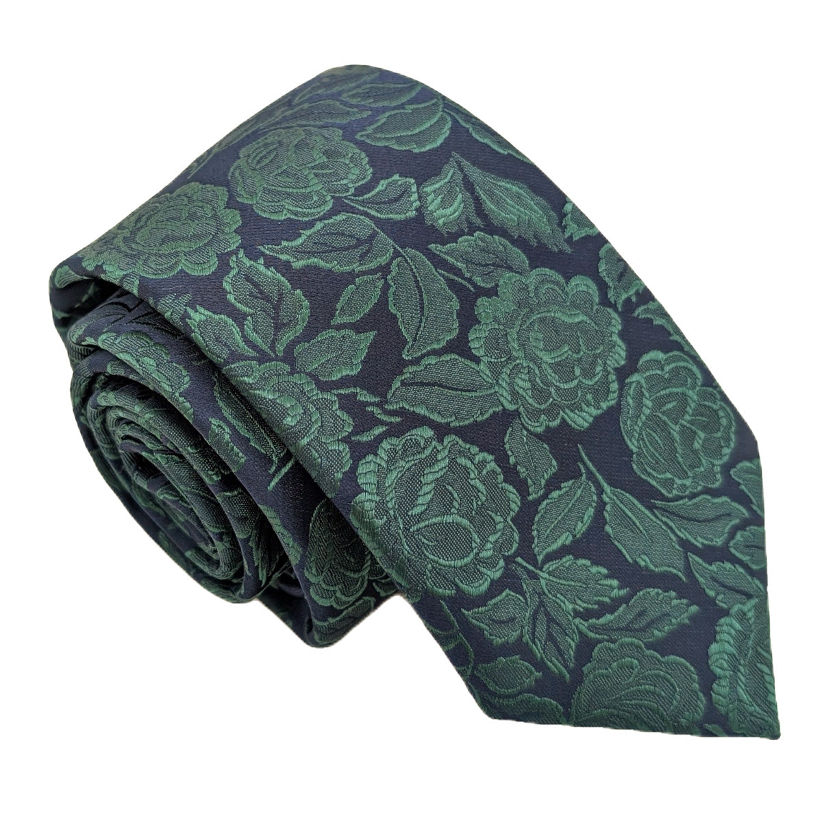 Dark Green Roses Wedding Swatch