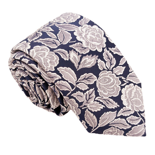 Ivory Roses Wedding Tie