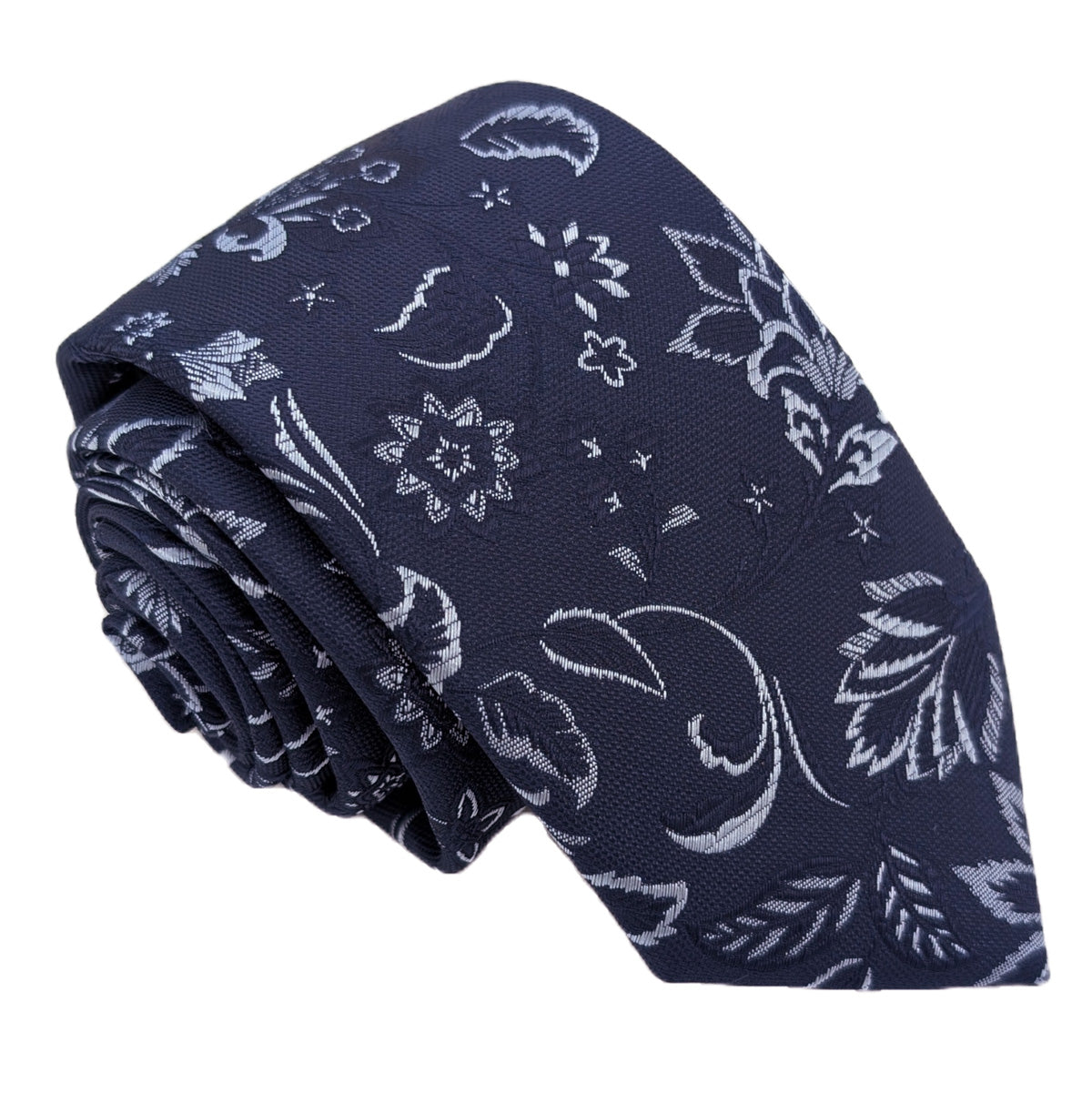 Navy Damask Wedding Swatch