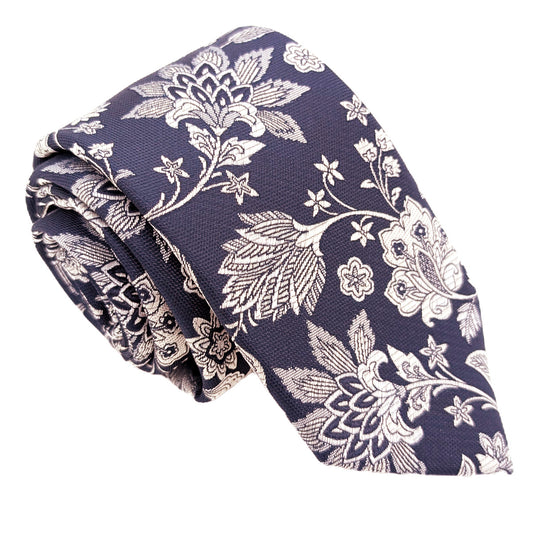 Ivory Damask Wedding Tie