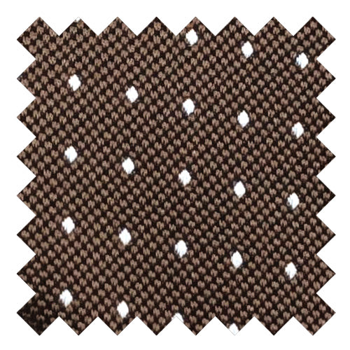 Walnut Pin Dots Wedding Swatch