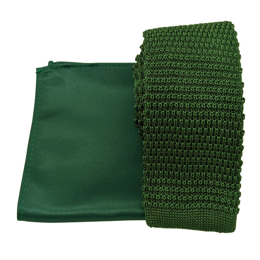 Mix and Match - Emerald Knitted Silk & Emerald Wedding Set