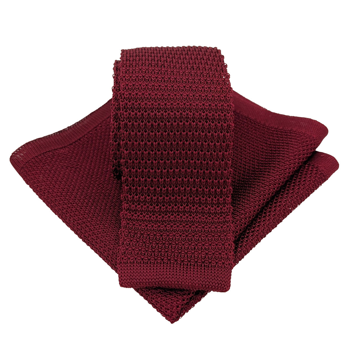 Mahogany Knitted Silk Wedding Tie