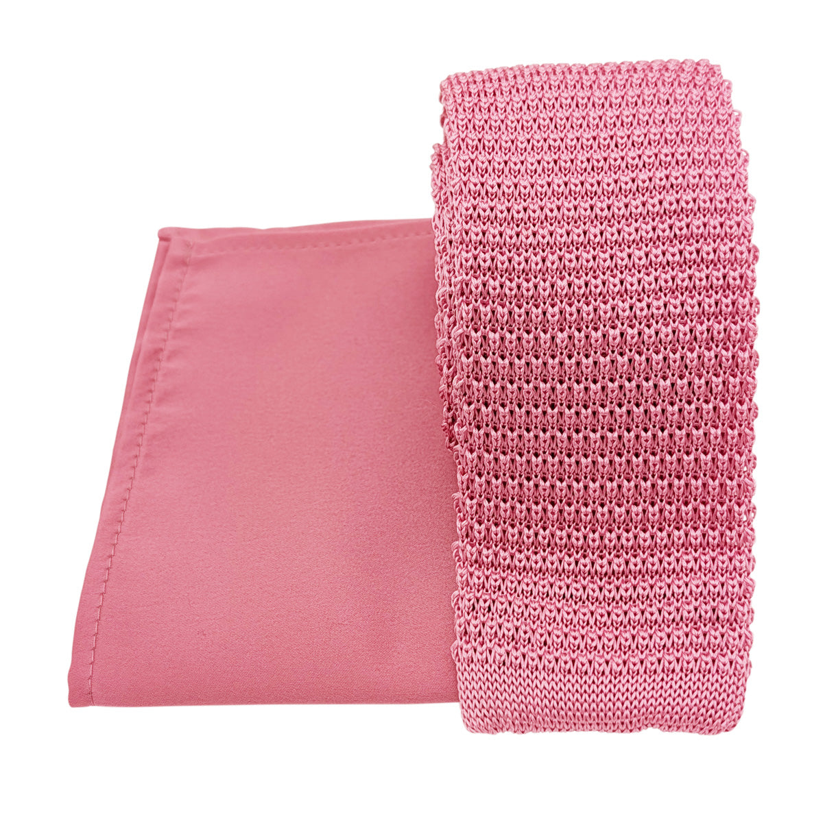 Mix and Match - Rose Pink Knitted Silk & Antique Rose Wedding Set