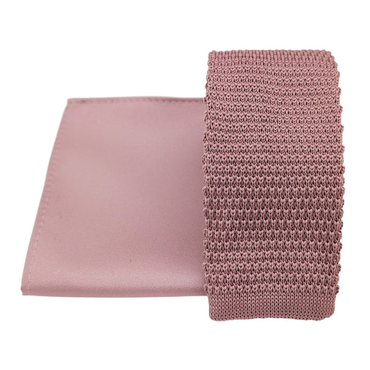 Mix and Match - Dusky Pink Knit & Suede Pink Wedding Set