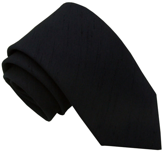 Onyx Shantung Boys Ties