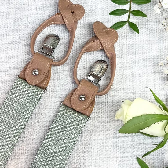 Wild Sage Woven Braces