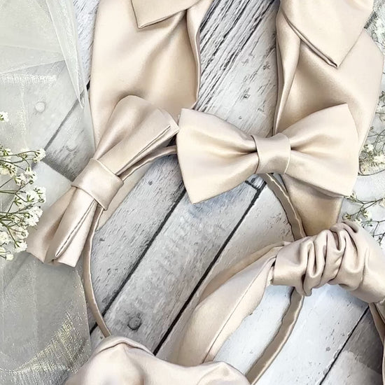 Antique Champagne Hair Ties Video