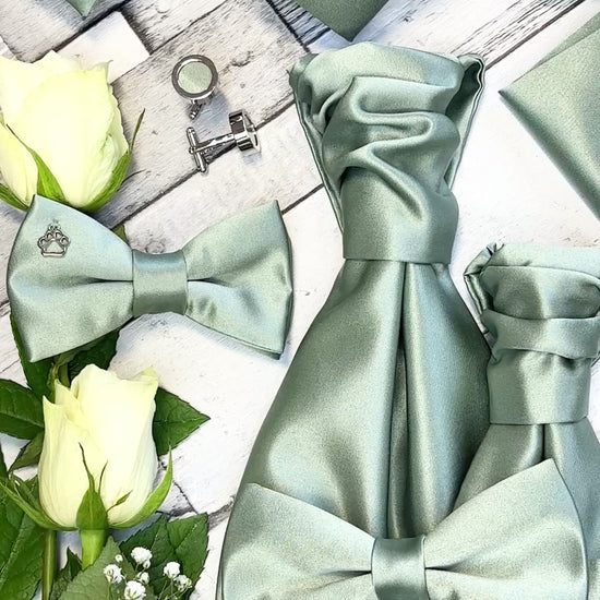 Sage Cravat Bow Tie Video