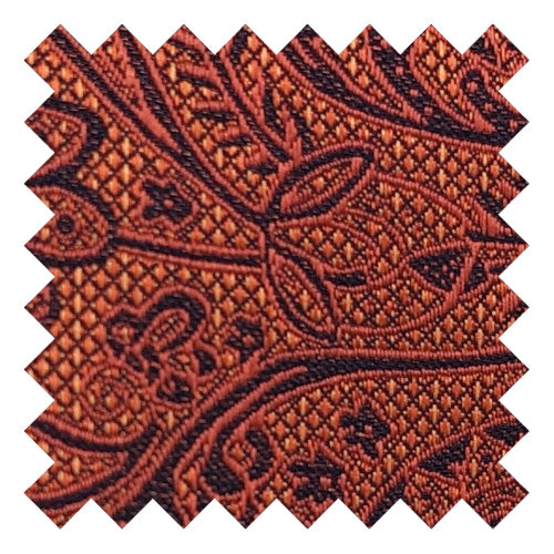 Sunset Lace Paisley Wedding Swatch