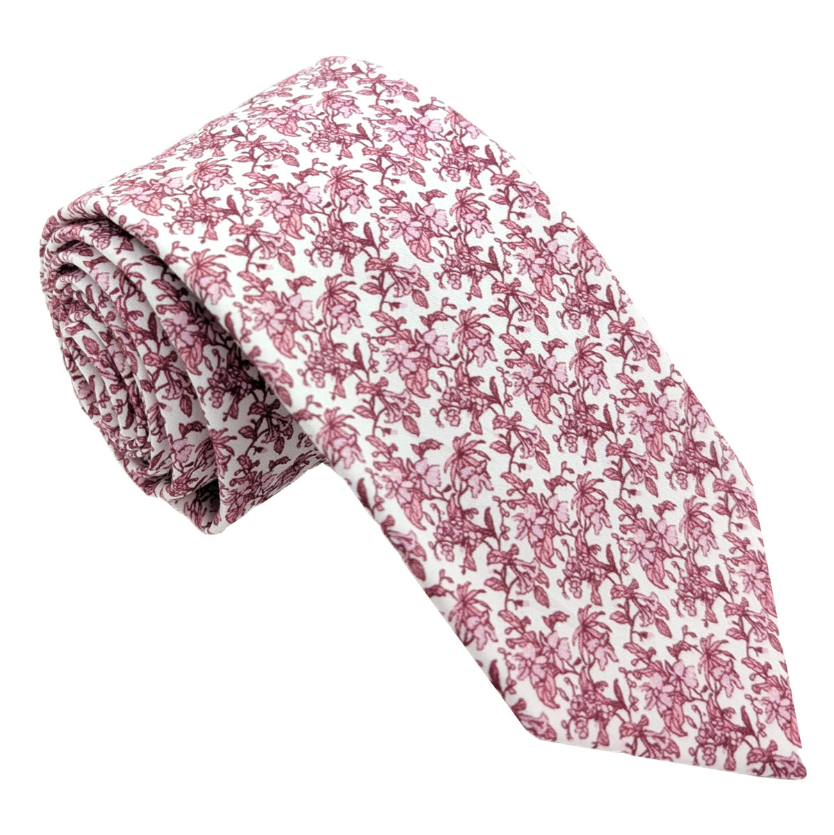 Pink Floral Cotton Wedding Swatch