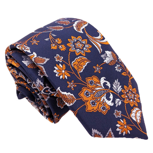 Spice Damask Wedding Tie