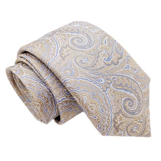 Seashore Paisley Silk Wedding Tie