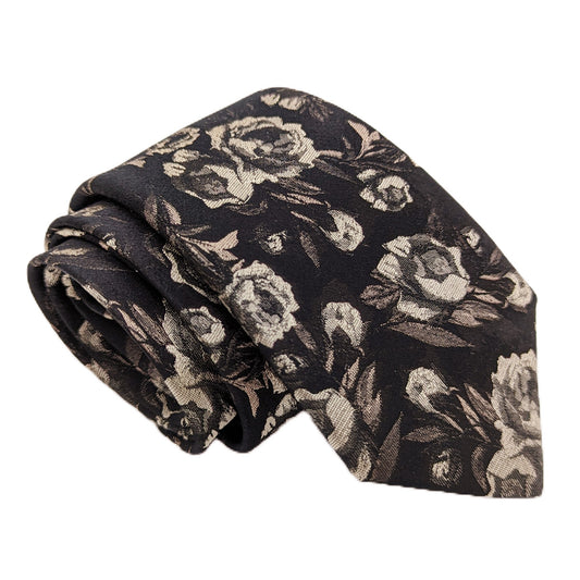 Sepia Rose Wedding Tie