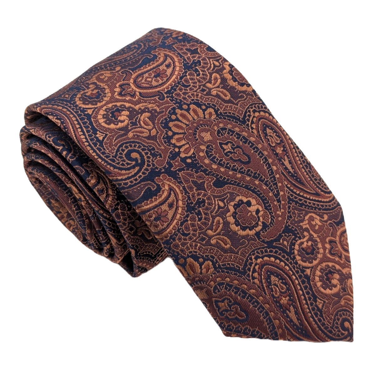 Copper Antique Paisley Wedding Swatch