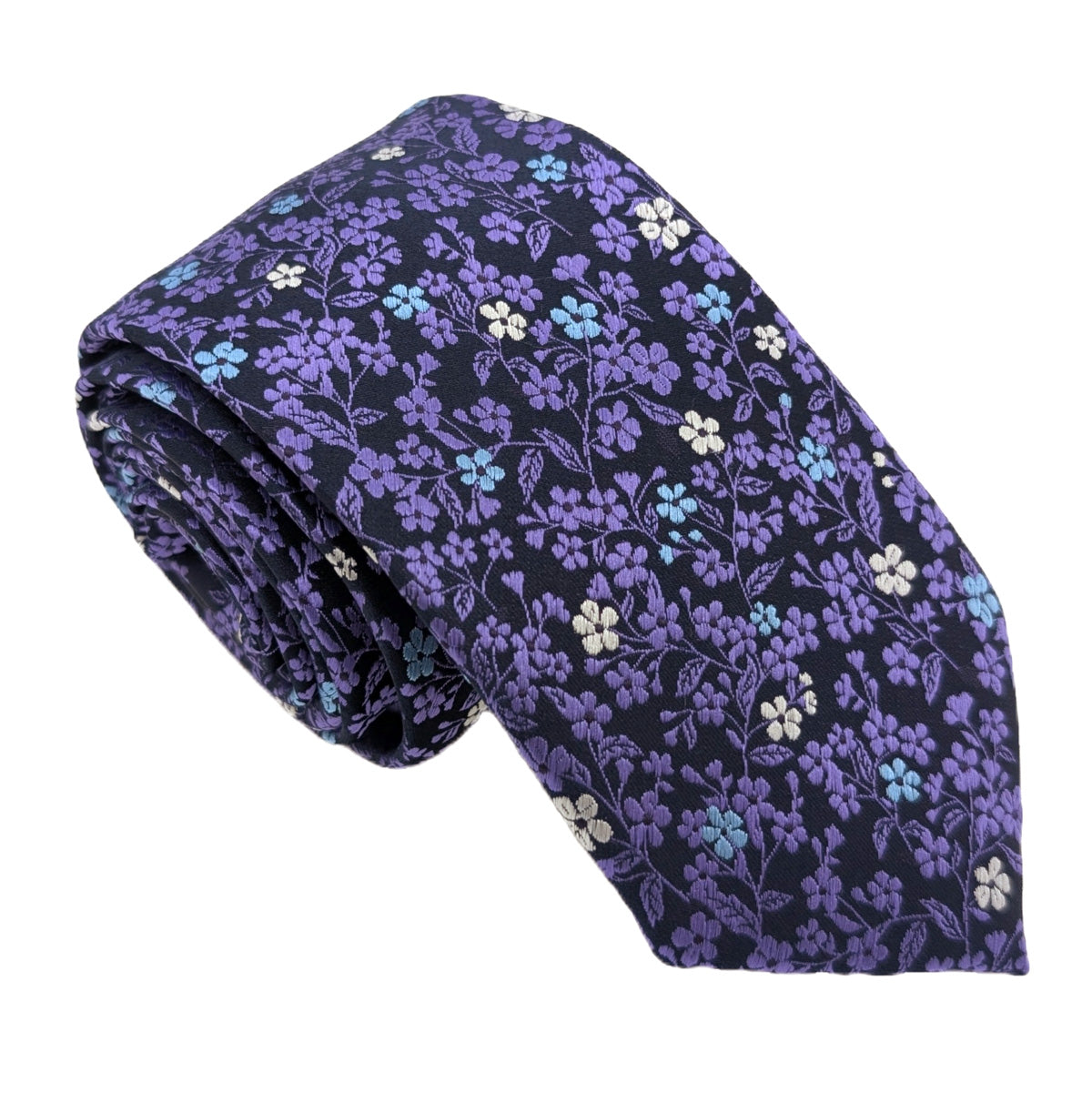 Purple Daisy Floral Wedding Swatch