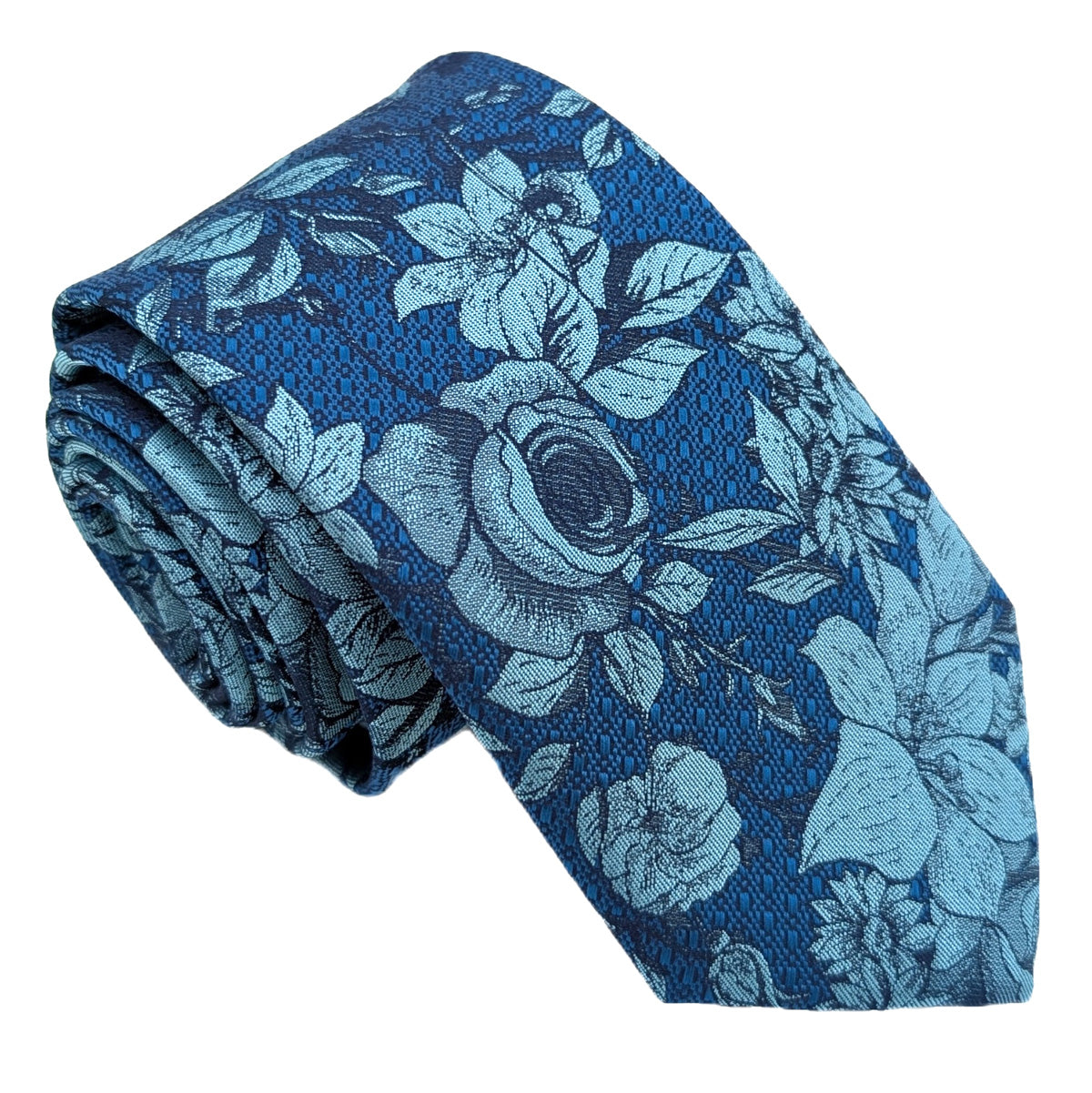 Teal Vintage Floral Wedding Swatch