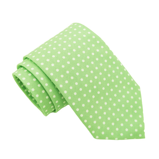 Pistachio Spot Wedding Tie