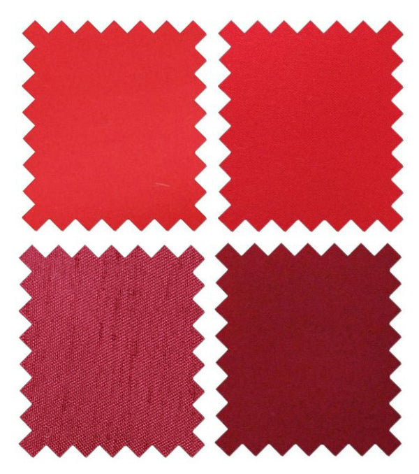 Wisconsin Red Color Swatch Red / Crimson Wedding Tie Swatch Pack UK – Swagger & Swoon