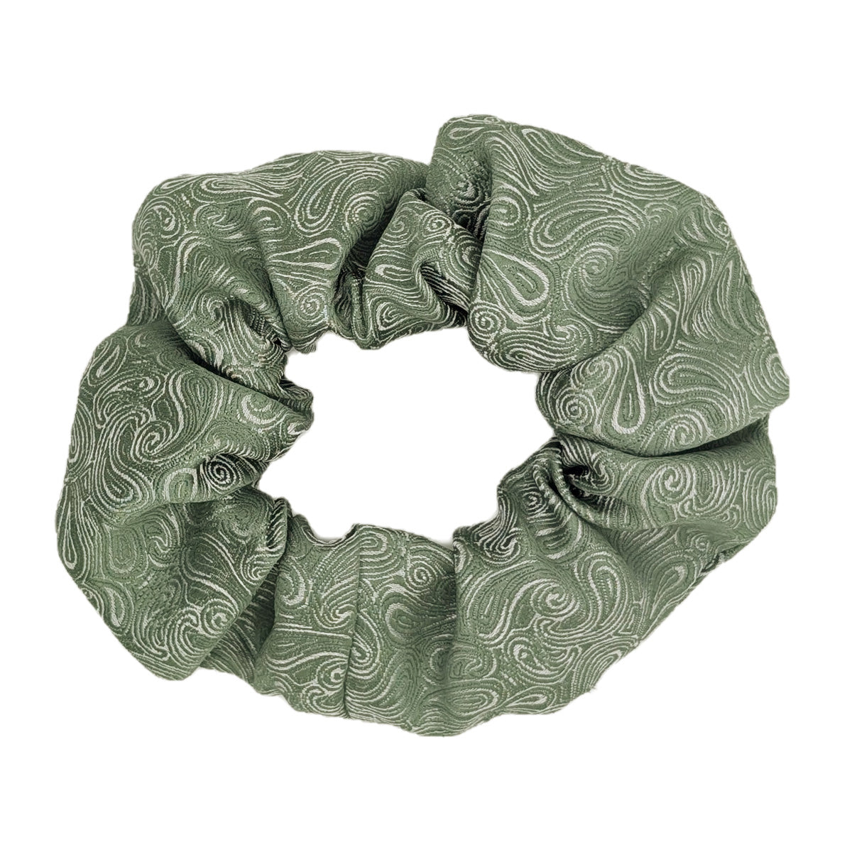 Wild Sage Paisley Wedding Scrunchie