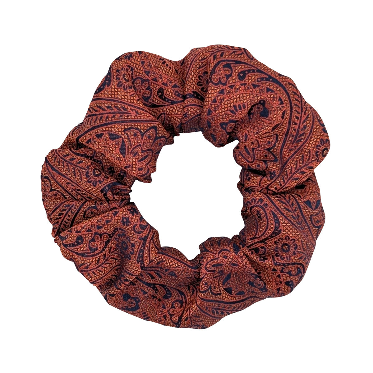 Sunset Lace Paisley Wedding Scrunchie