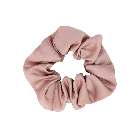 Suede Pink Wedding Scrunchie