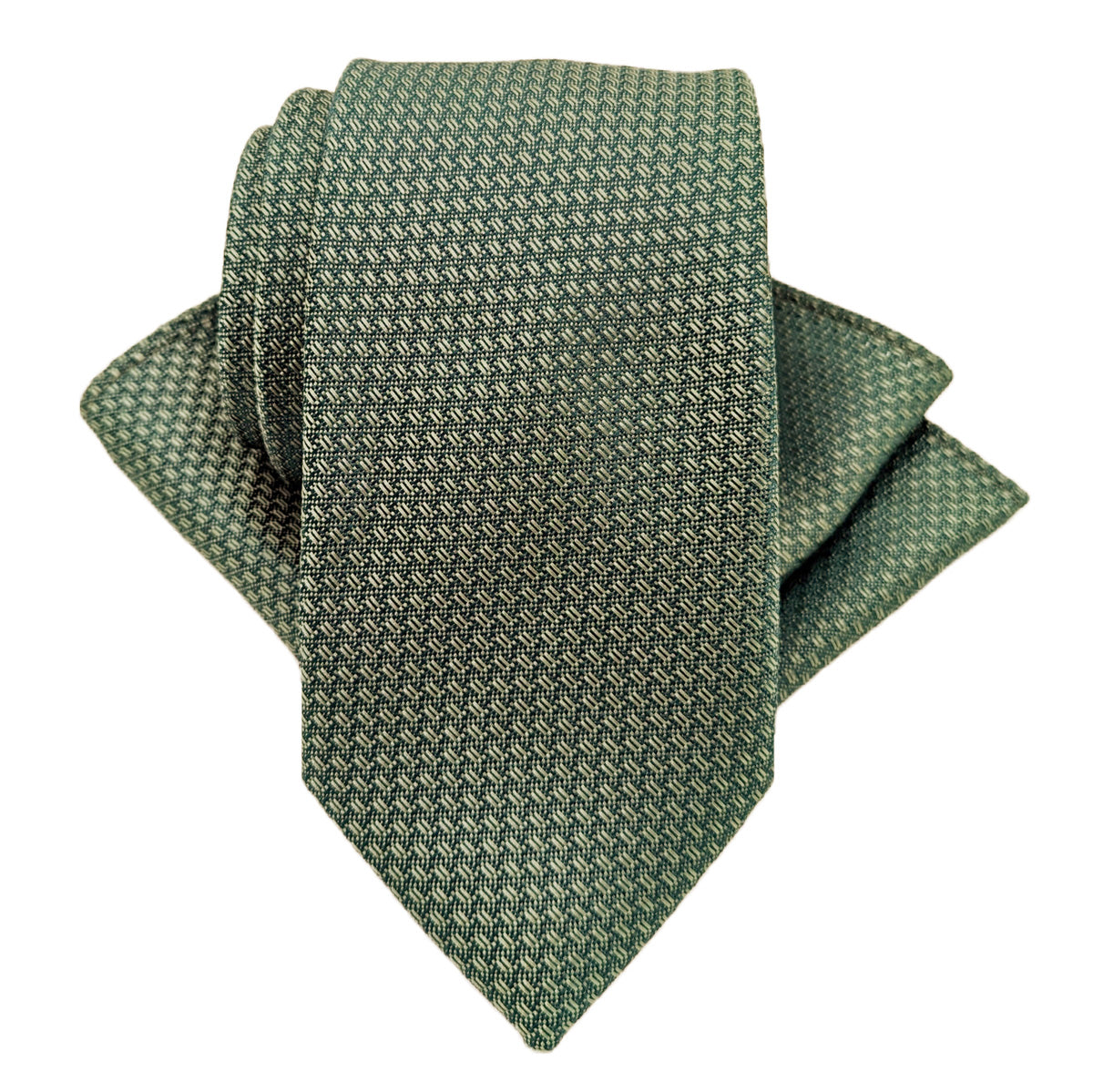 Spruce Woven Wedding Tie