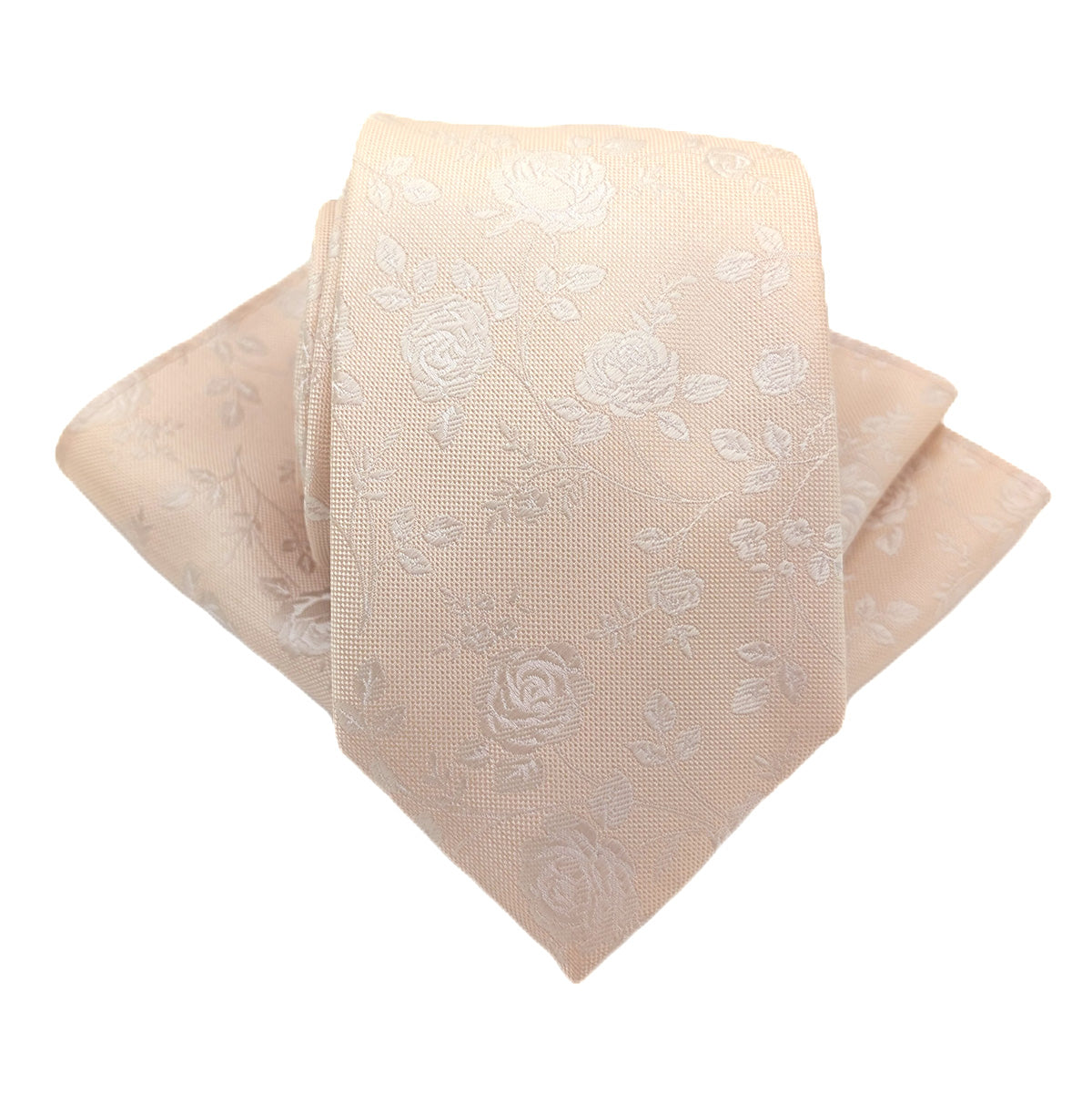 Gold Rose Petals Pocket Square