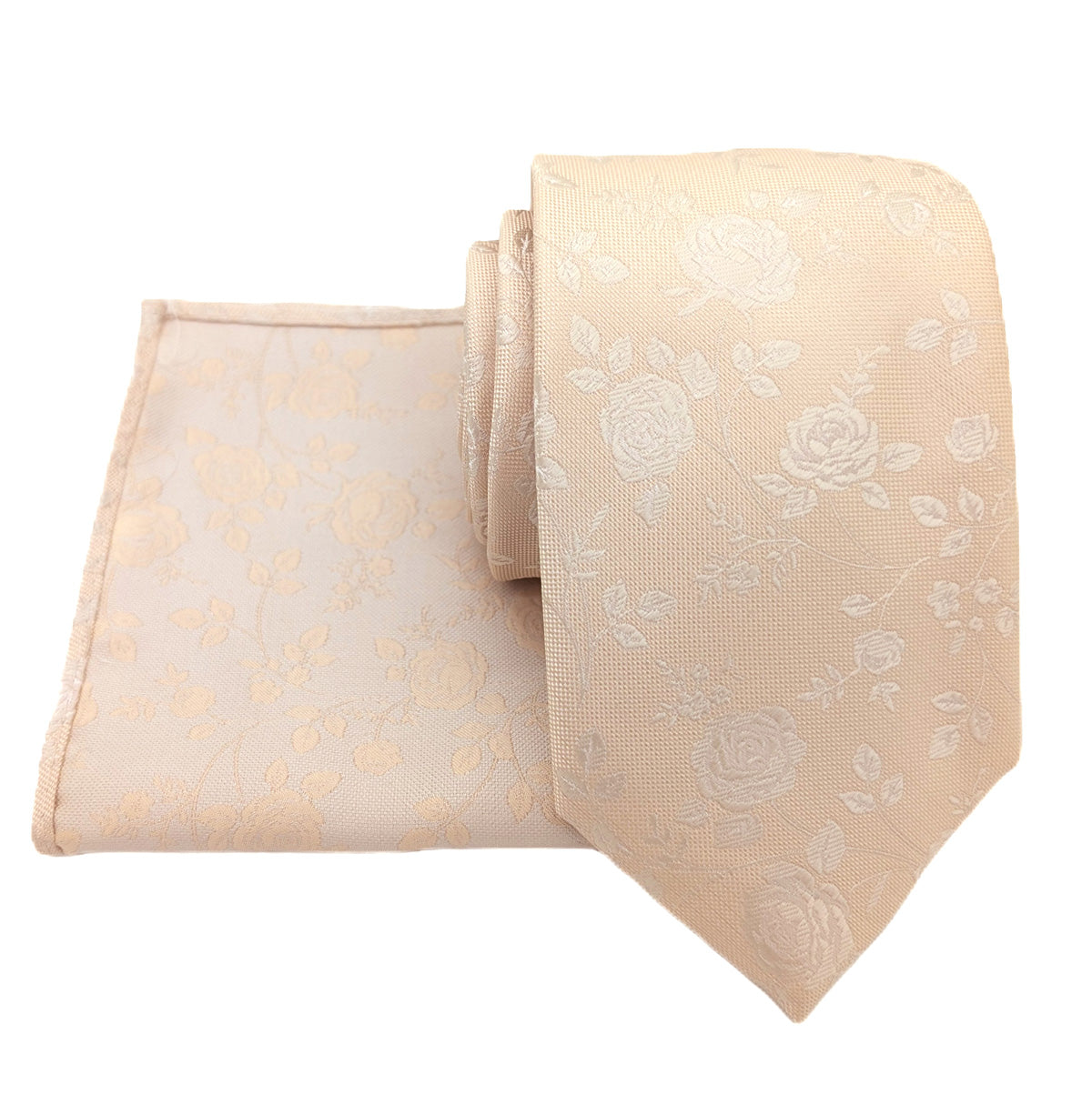 Gold Rose Petals Pocket Square