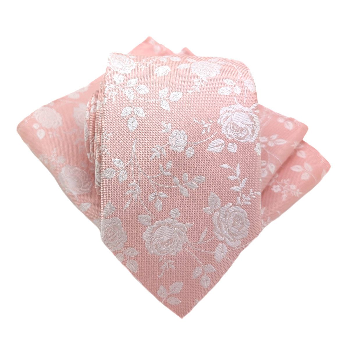 Pink Rose Petals Pocket Square