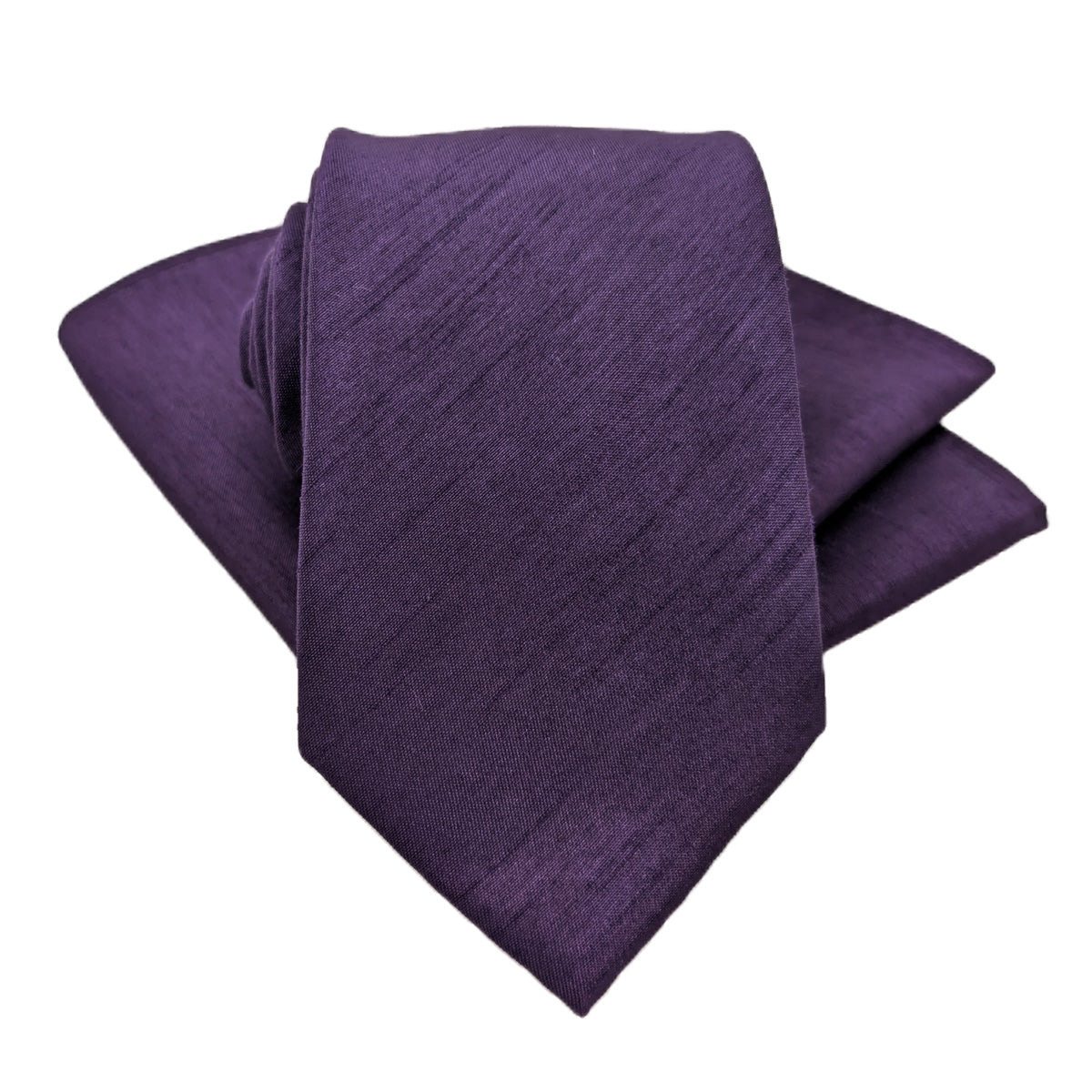 Blackberry Shantung Pocket Square