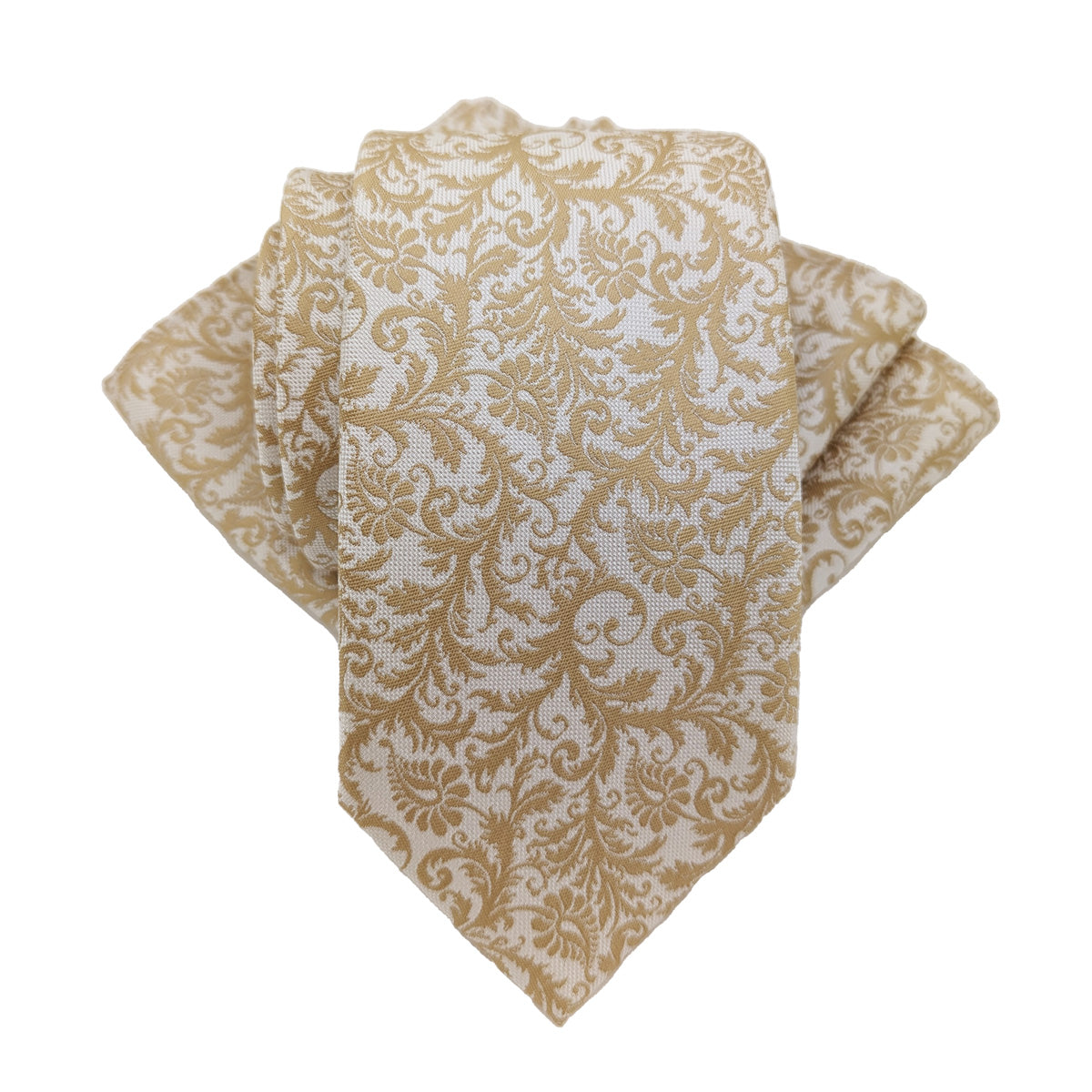 Gold Venetian Paisley Wedding Tie