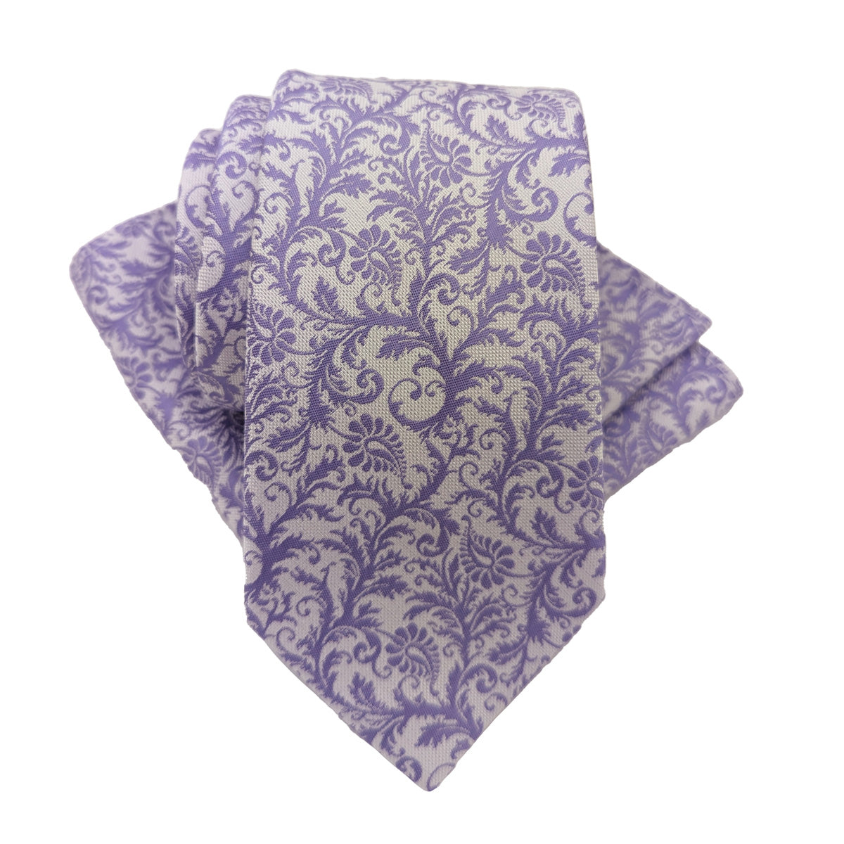 Violet Venetian Paisley Pocket Square