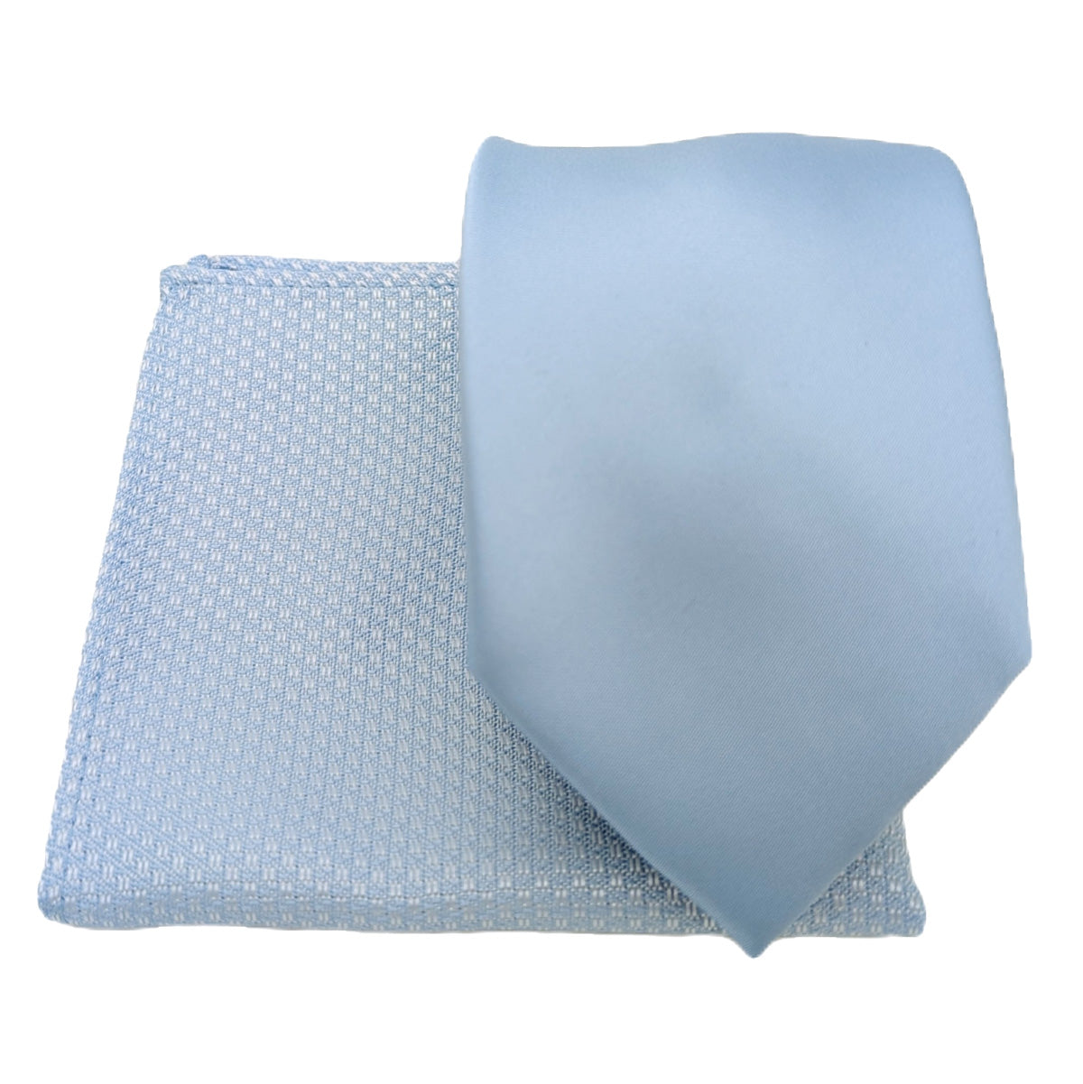 Cloudy Blue Woven Pocket Square