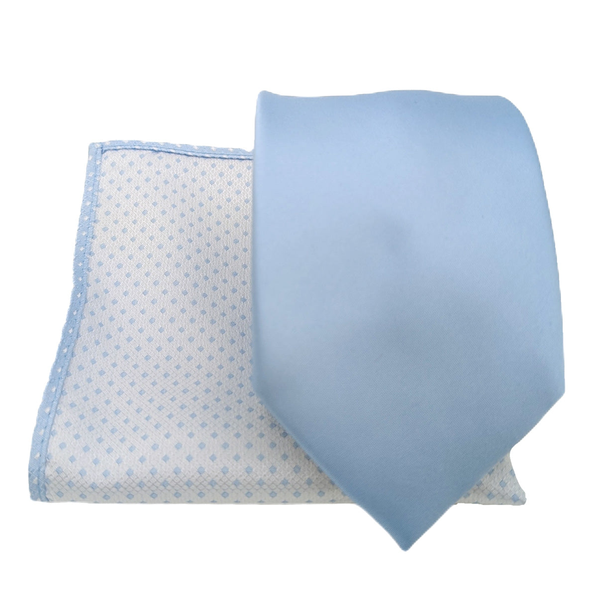Cloudy Blue Diamonds Pocket Square