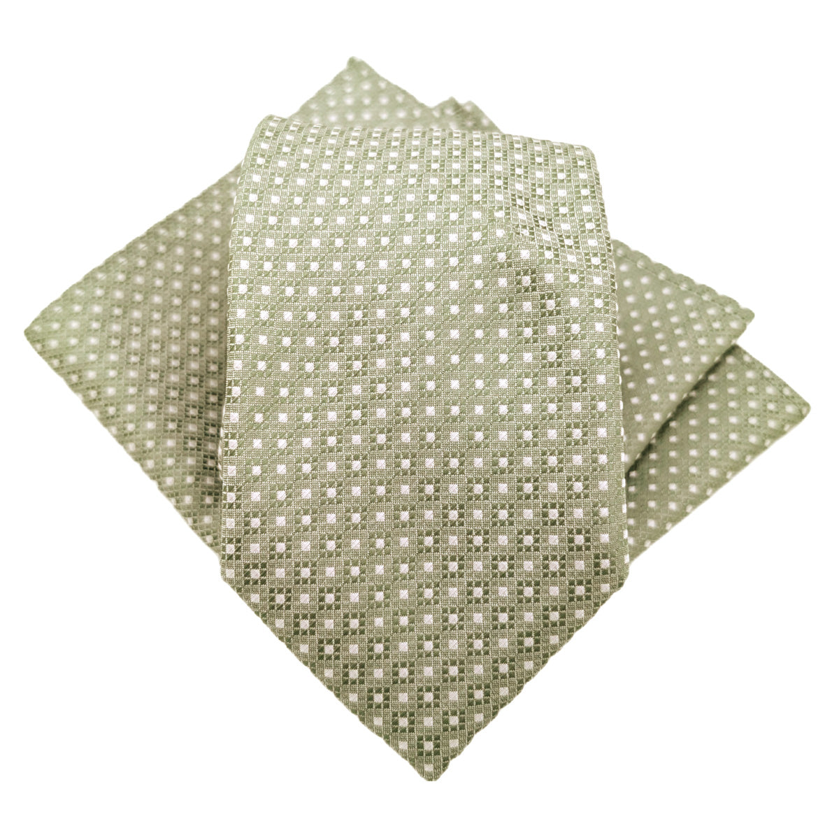 Wild Sage Diamonds Pocket Square