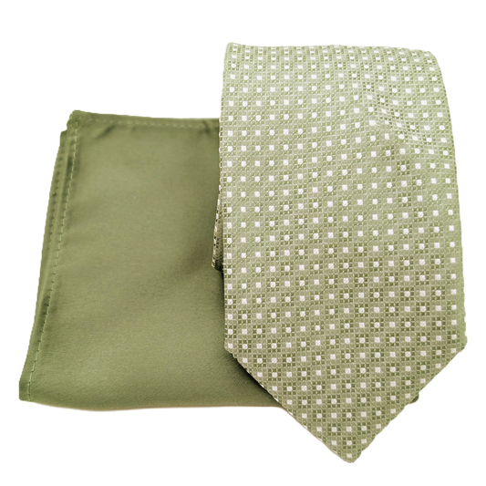 Mix and Match - Wild Sage Diamonds & Wild Sage Wedding Tie Set