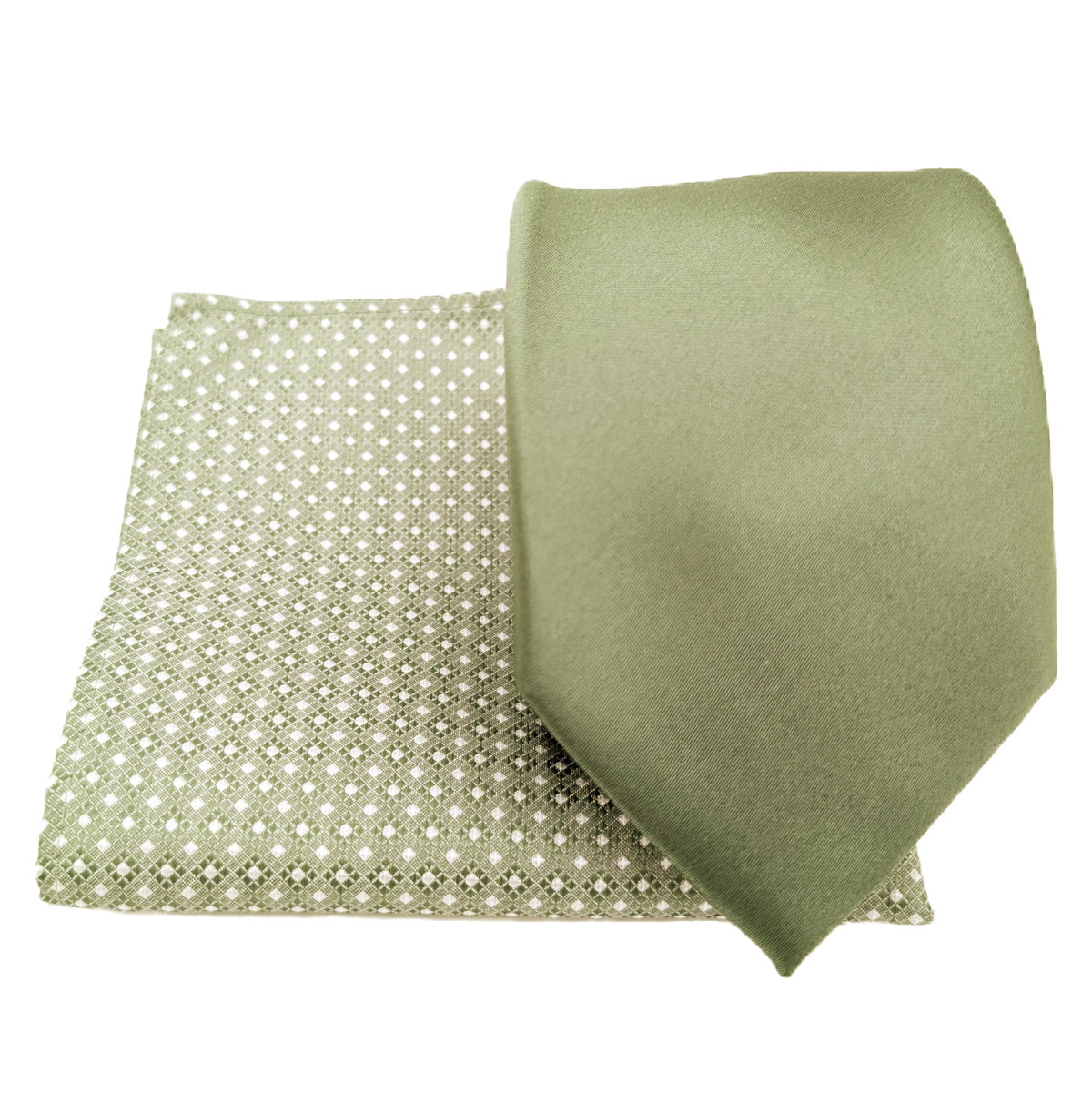 Mix and Match - Wild Sage Diamonds & Wild Sage Wedding Tie Set