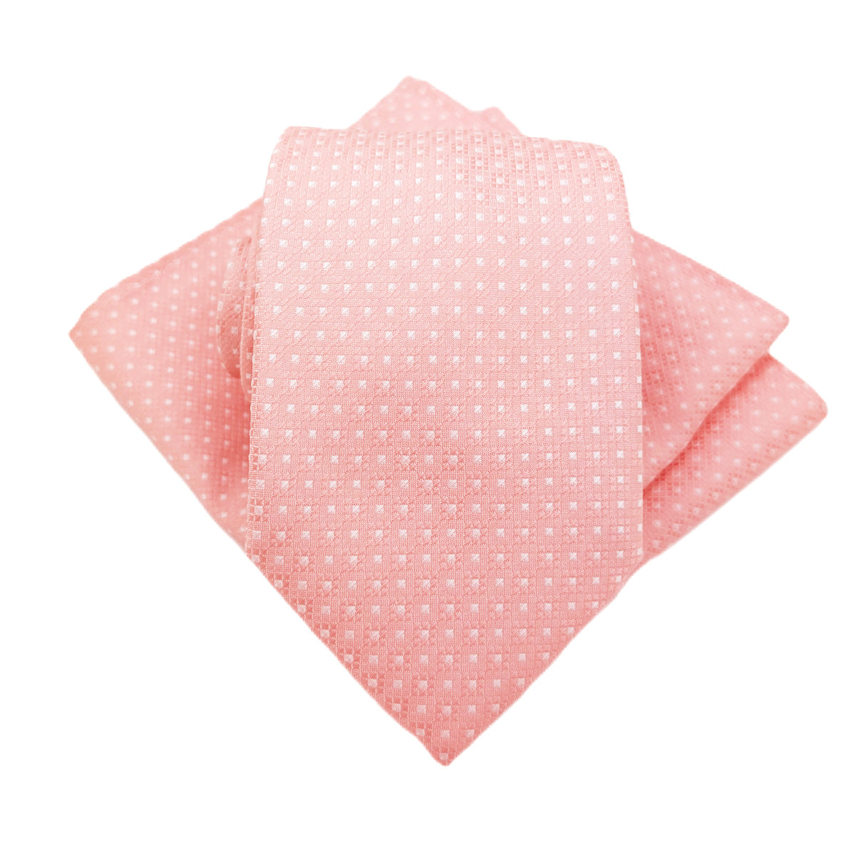 Rose Pink Diamonds Pocket Square