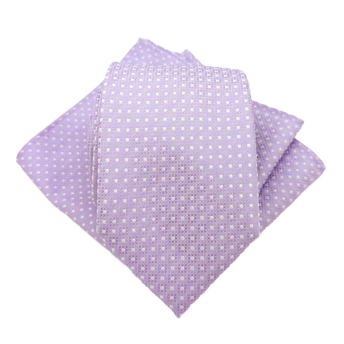 Cool Lilac Diamonds Wedding Tie