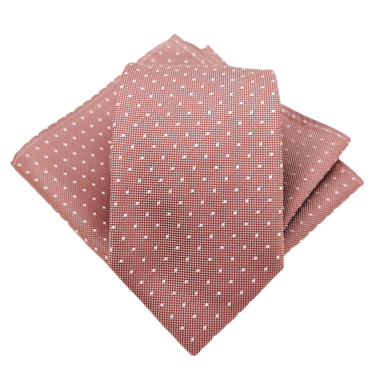 Desert Rose Pin Dots Wedding Swatch
