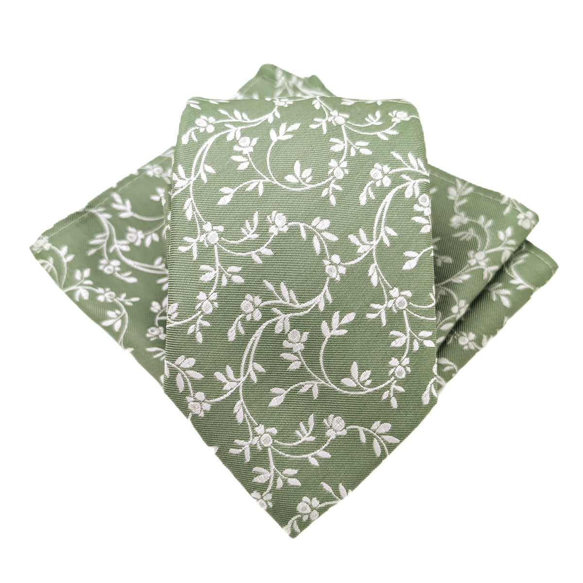 Wild Sage Leaves Wedding Tie
