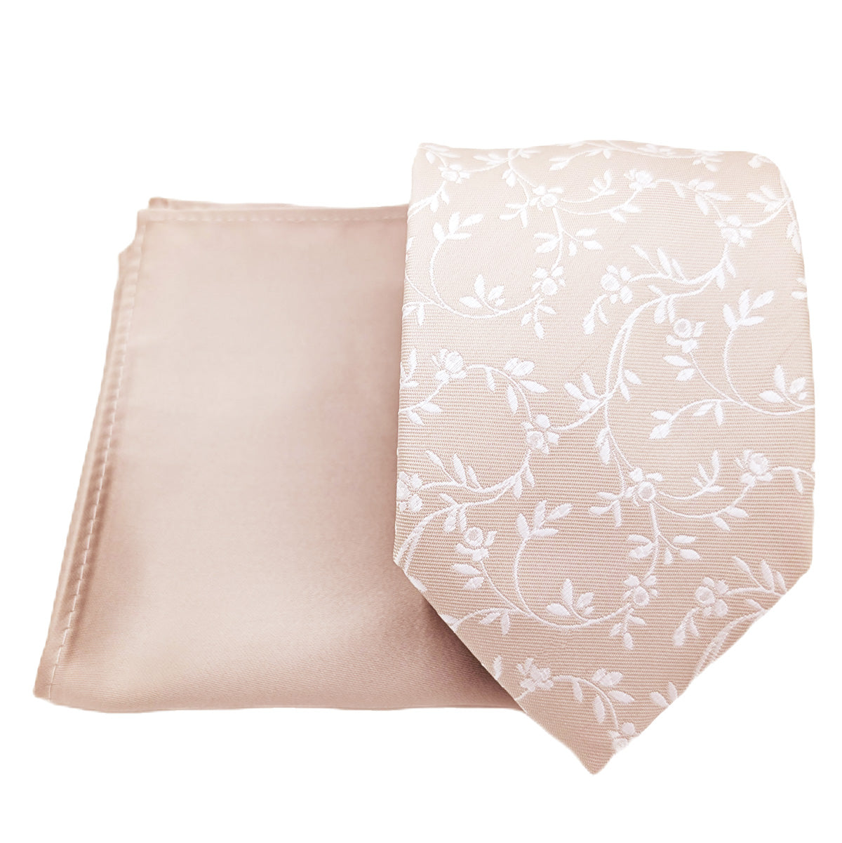 Mix and Match - Oyster Patterned & Oyster Wedding Tie Set