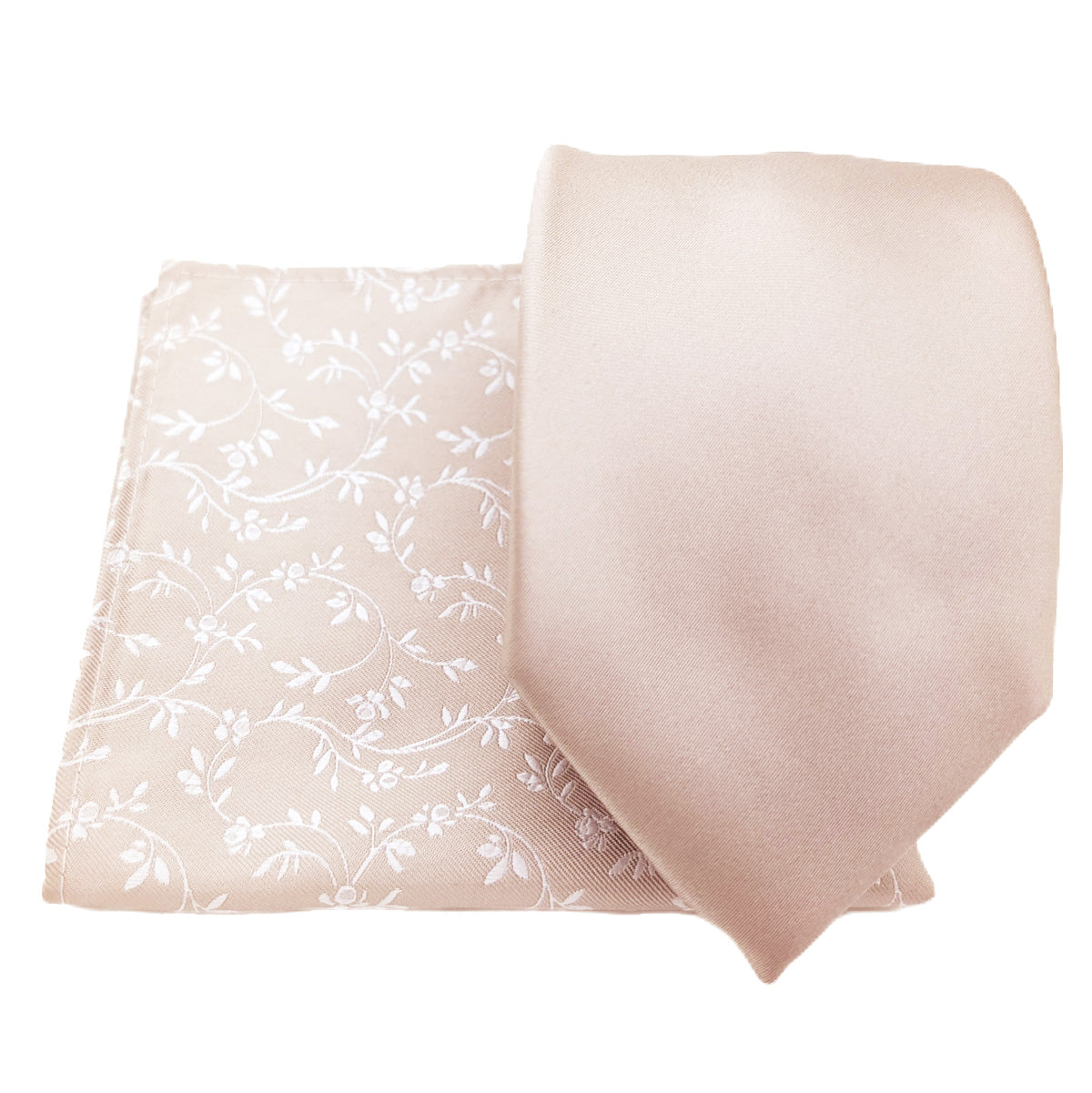Mix and Match - Oyster Patterned & Oyster Wedding Tie Set