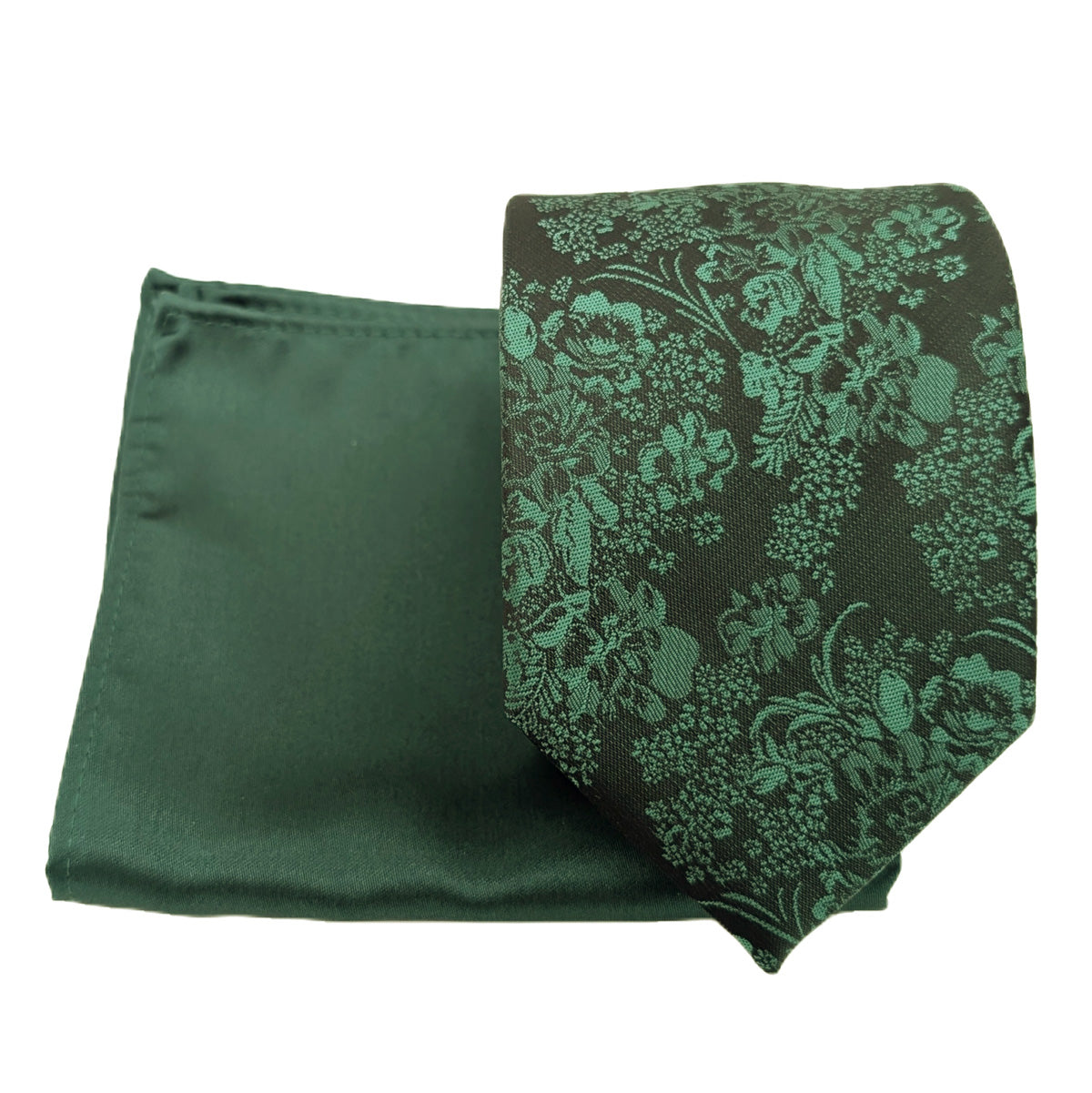 Dark Green Floral Wedding Swatch